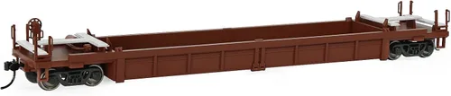 Vista 9 de Evemodel C8749 HO Scale 40ft Well Car 1:87 Fondo cóncavo 40' Carro de coche plano (3pcs - marrón)