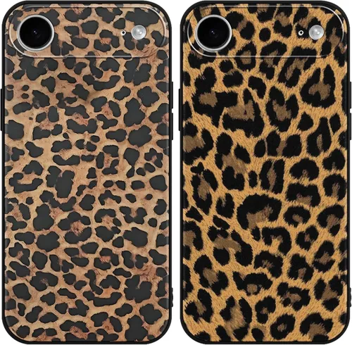 Vista 118 de Paquete de 2 fundas de teléfono con bonito estampado de guepardo para iPhone 7/8/SE 2020 / SE 2022 de 4.7 pulgadas, diseño de leopardo de lujo