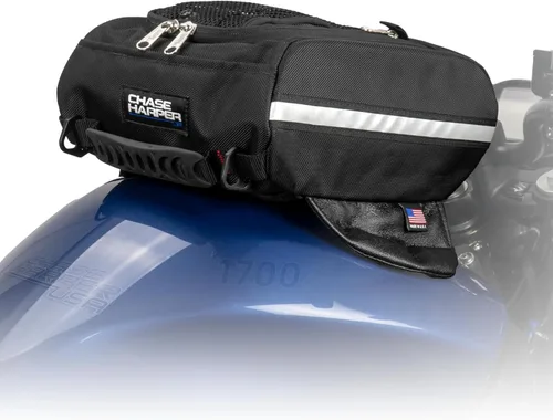 Vista 2 de 1700 - Mini bolsa magnética Aeropac negra para tanque, resistente al agua, nailon balístico de grado industrial con inserto de termoplástico, parte