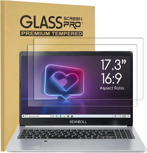 Vista 11 de Paquete de 2 protectores de pantalla de vidrio templado de 15.6 pulgadas para laptop de 15.6 pulgadas