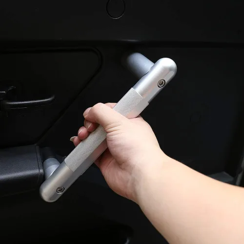 Vista 2 de Aleación de aluminio del coche Interior manija de puerta Trim para LADA NIVA Accesorios de coche 2pcs