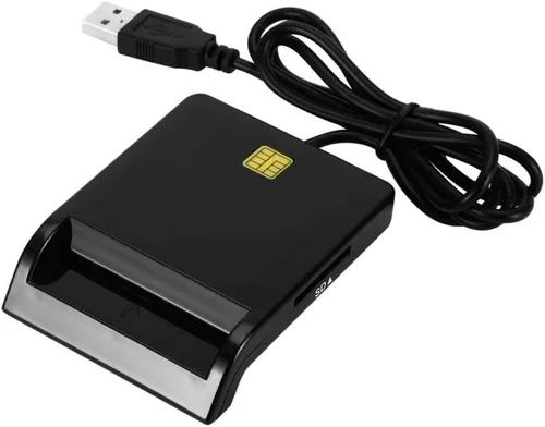 Vista 2 de KESOTO Escritor elegante del lector de tarjetas de microprocesador del CAC de la identificación común del acceso común del USB del EMV SIM