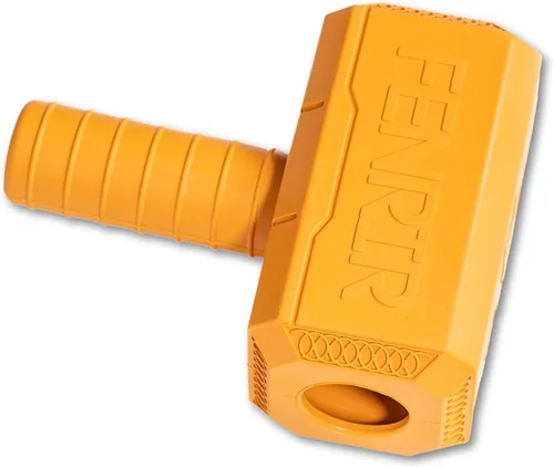 Vista 2 de Fenrir Hammer - Juguete masticable (pequeño, naranja)