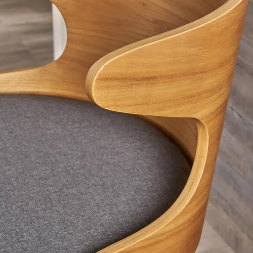 Vista 6 de Counter Height Bar Stools Set of 2, Rubberwood Dining Chairs for Kitchen Counter, Desk Chairs and Table & Chair Sets for Living Room, Bedroom