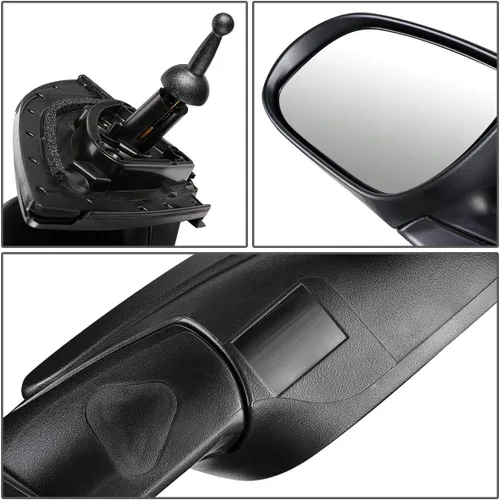 Vista 4 de Auto Dynasty Espejo manual para puerta de conductor/lado izquierdo estilo OE compatible con Hyundai Accent 10-11