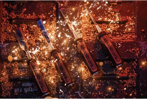 Vista 18 de Spec Ops Tools - Juego de cinceles de madera con cuchillas de acero de alto carbono, agarre absorbente de golpes, 4 piezas, 3% donado a veteranos