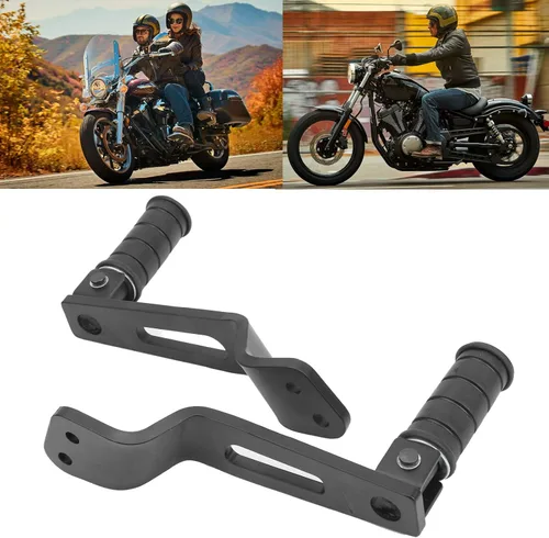 Vista 3 de Akozon Estriberas traseras para motocicleta, soporte para reposapiés Star XVS950 Bolt R-Spec 2014-2017