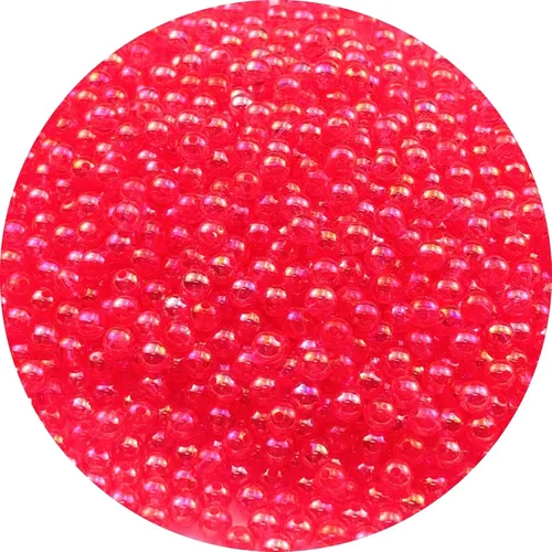 Vista 71 de 2000 cuentas redondas acrílicas de 0.157 pulgadas (0.157 in), cuentas espaciadoras de colores AB con agujero para bricolaje, pulseras, collares