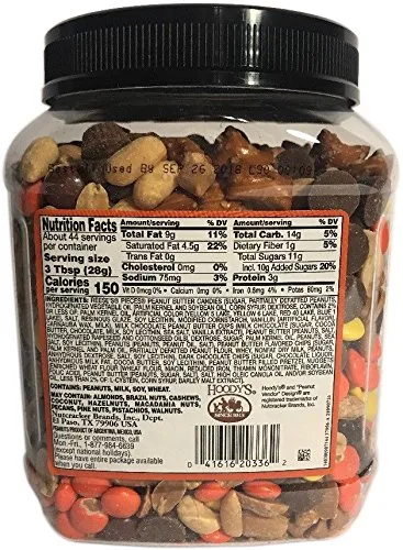 Vista 2 de Hoody's Mezcla de chocolate con mantequilla de maní, 44 onzas (2 libras 12 onzas)