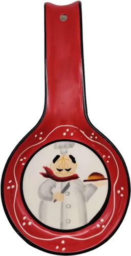 Vista 10 de ACK Cuchara de cerámica pintada a mano con girasol 3D Toscana para encimera de cocina, soporte para utensilios para cuchara, cucharón, espátula