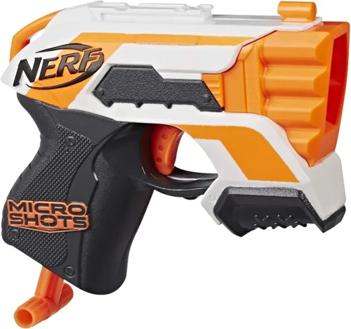Vista 9 de NERF MicroShots 6-Blaster Bundle - 6 Mini Lanzadardos Elite y 6 Dardos Oficiales Elite - Para Niños, Adolescentes, Adultos (Exclusivo de Yaxa)