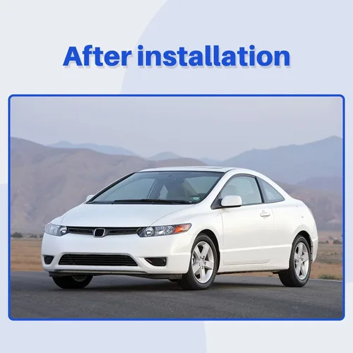 Vista 4 de CarPartsDepot Cubierta central de protección contra salpicaduras de motor delantero inferior compatible con Honda Civic 2006-2011 de 4 puertas Sedan