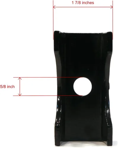 Vista 3 de Asiento de resorte de eje (SS-300) - para ejes de remolque con diámetro de 3" - Individual