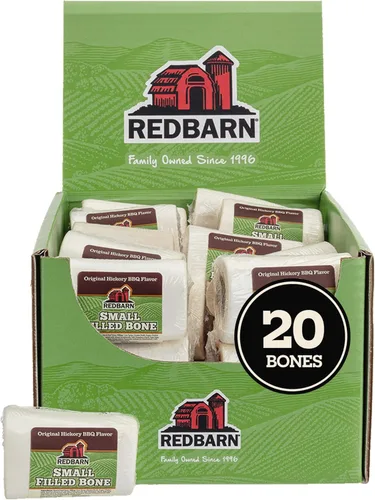 Vista 8 de Redbarn Pet Products Huesos Rellenos para Perros Mantequilla de Maní, Queso N' Tocino, Carne de Res, Golosinas Dentales Naturales de Larga Duración