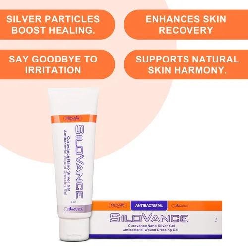 Vista 2 de MedVance CuraVance SiloVance Gel - Blanco, 3 onzas líquidas (paquete de 1)