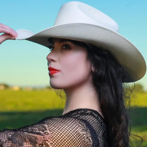 Vista 7 de Yellowstone Frontier Sombrero de vaquero y vaquera occidental