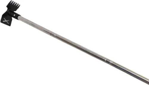 Vista 8 de Walfront Rastrillo manual de malezas 2 en 1 y azada de jardín, herramienta de mango largo de aleación de aluminio para un cuidado eficaz del césped