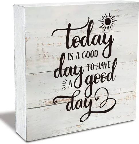 Vista 9 de Rustic A Balanced Diet Means A Cookie in Each Hand Wood Box Sign Funny Kitchen Wooden Box Sign Farmhouse Home Kitchen Desk Shelf Decor (5 X 5 Inch)