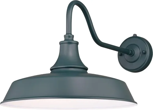Vista 10 de VAXCEL Dorado - Lámpara de pared de acero para interiores y exteriores, 9 pulgadas de ancho x 9 pulgadas de alto, aplique de pared rústico