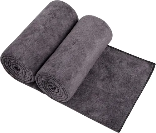 Vista 17 de Orighty - Paquete de 4 toallas de baño (27 x 54 pulgadas) - Toalla de baño de microfibra de tacto suave, toallas de microfibra altamente absorbentes