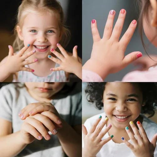 Vista 7 de Spongebob Squarepants - Juego de 16 esmaltes de uñas a base de agua con secador de uñas, esmalte de uñas despegable con agua, colores brillantes