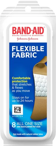Vista 17 de Band-Aid - Vendas adhesivas de tela flexible para una protección flexible y cómoda, paquete doble, 2 x 100