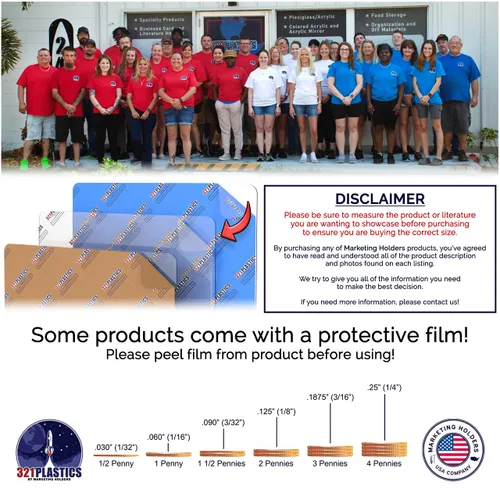 Vista 2 de Hoja cuadrada de acrílico transparente de 4 pulgadas para bricolaje en blanco, azulejos transparentes de 220 pulgadas de grosor para adornos