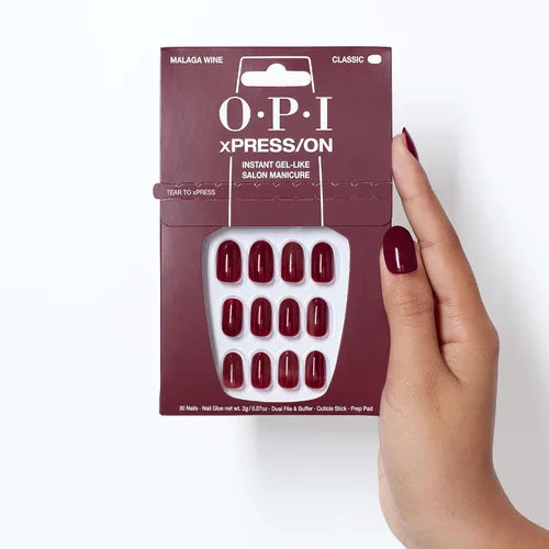 Vista 8 de OPI xPRESS/ON Press on Nails Short Round Classic, Long Almond & Coffin Shape Press-On Professional Nail Art Kit Editor en Chic Velvet Pink