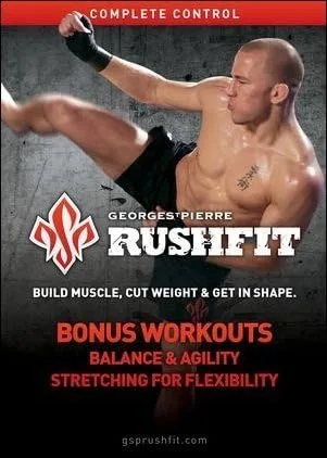 Vista 7 de Rushfit Georges St-Pierre el mejor programa de entrenamiento hogareño de 8 semanas.