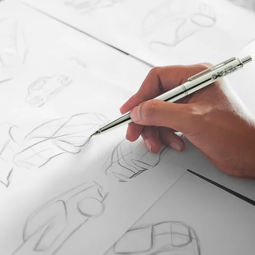 Vista 5 de Mr. Pen - Lápiz mecánico de 0.7, paquete de 2 con plomo y borrador, lápiz automático