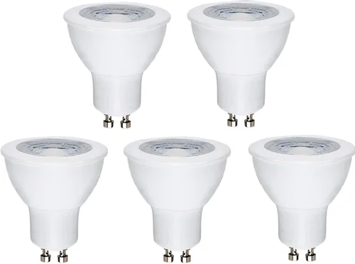 Vista 7 de CBConcept Bombillas LED GU10 con certificación UL, paquete de 2, 6 vatios, 550 lúmenes, blanco cálido 3000K, equivalente a halógeno de 50 W, ángulo