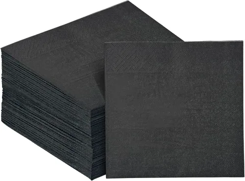 Vista 48 de Servilletas de cóctel de 24 colores de 5 x 5 pulgadas desechables servilletas de papel para bebidas para cóctel, boda, cena, fiesta de cumpleaños