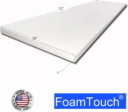 Vista 2 de FoamTouch Cojín de espuma de tapicería de 1" X 36" X 72" de alta densidad