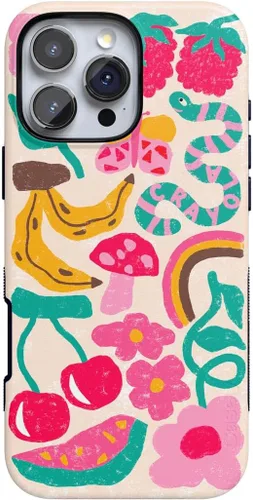 Vista 144 de Casely - Funda protectora para iPhone 16 Pro, diseño All Smiles, sticker de cara sonriente, colección Bold, compatible con MagSafe