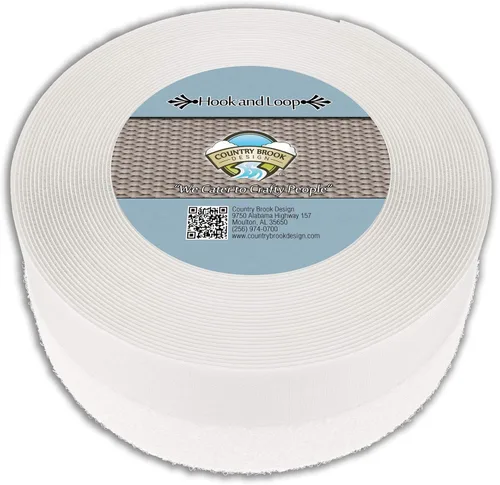 Vista 15 de Country Brook Design Cierre de velcro para coser no adhesivo de 2 pulgadas (beige, 5 yardas)