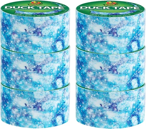 Vista 11 de Duck Brand Cinta adhesiva Duck impresa, 6 rollos, yute (283713_C)