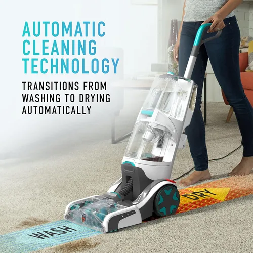 Vista 3 de Hoover Smartwash AH30933 - Limpiador automático de alfombras, paquete de solución turquesa y patas y garras, champú de limpieza profunda con fórmula