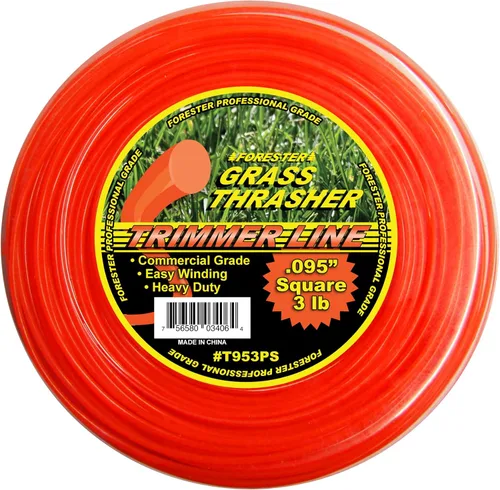 Vista 19 de FORESTER Línea de recortadora de alta resistencia: cuerda universal para recortar hierba de borde redondo o cuadrado, se adapta a la mayoría