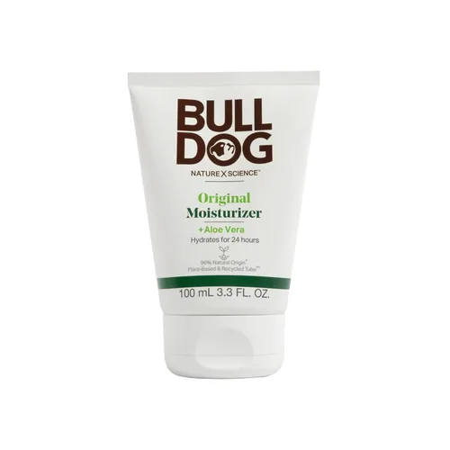 Crema facial hidratante original Bulldog Mens Skincare and Grooming, 3.3 onzas líquidas