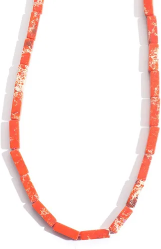 Vista 34 de Columna rectangular de 0.157 x 0.512 in, piedra natural, piedra de amazonita, cuentas sueltas, tubo de energía curativa para hacer joyas