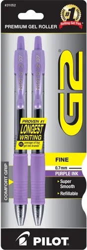 Vista 8 de Pilot, G2 Premium - Bolígrafos de gel de punta fina de 0.028 in, colores surtidos, paquete de 8