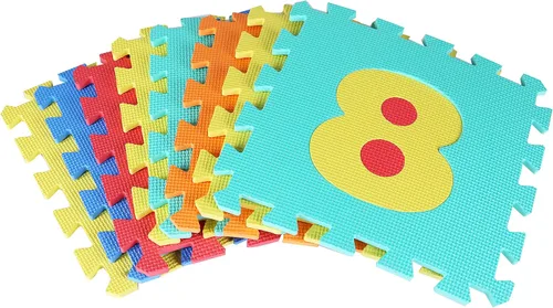 Vista 3 de BalanceFrom Tapete de juego de rompecabezas para niños con azulejos entrelazados de espuma EVA