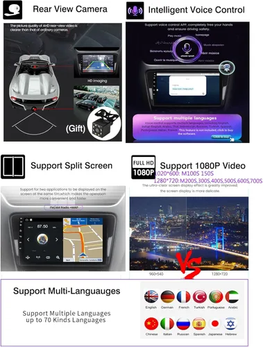 Vista 5 de Android 11 Radio de coche reproductor multimedia para Nissan Navara Frontier NP300 2014-2017 navegación GPS coche estéreo 9 "pantalla con Carplay
