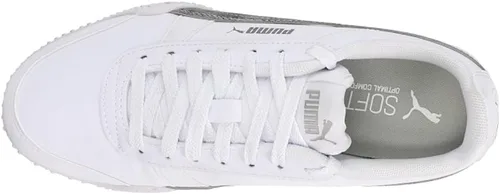 Vista 4 de PUMA Bella Raw Metallic Sneaker - Tenis para mujer, blanco-plateado