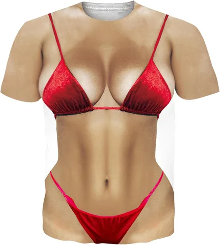 uideazone - Camiseta de manga corta casual para hombre y mujer, diseño creativo 3D, camisetas de cuello redondo con gráficas