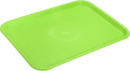 Vista 8 de uxcell Bandejas de plástico de comida rápida a granel de 12 x 16 pulgadas rectangulares para servir, bandejas de cafetería, platos para servir