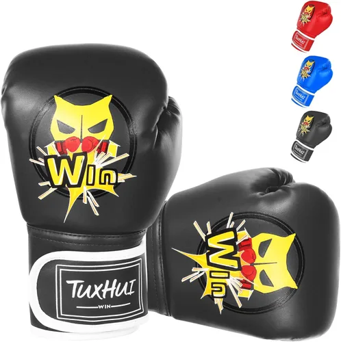 Guantes de boxeo para niños, chicos y chicas, jóvenes de 5 a 12 años, guantes de entrenamiento para saco de boxeo, kickboxing, Muay Thai