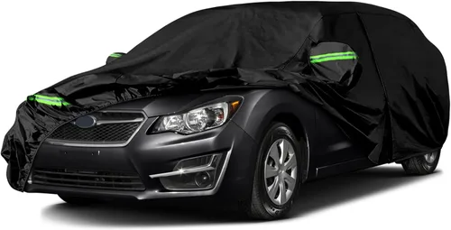 Vista 9 de Fundas impermeables para automóvil de repuesto para Subaru Ascent 2019-2025, 6 capas para todo clima, cubierta de automóvil de ajuste personalizado