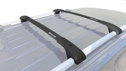 Vista 4 de BrightLines Barras transversales personalizadas para portaequipajes compatibles con Mercedes Benz GLE 350 2015-2018