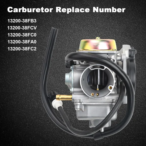 Vista 2 de Carburador Eiger 400 compatible con Suzuki LT-F400 Eiger 2x4 2002-2007, LT-F400F Eiger 4x4 2002-2007, repuesto # 13200-38FCV